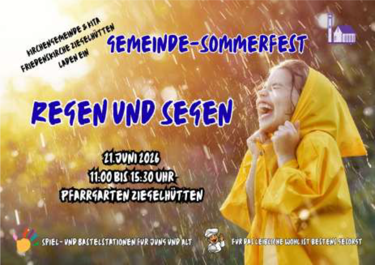 Gemeinde-Sommerfest 21. Juni 2026